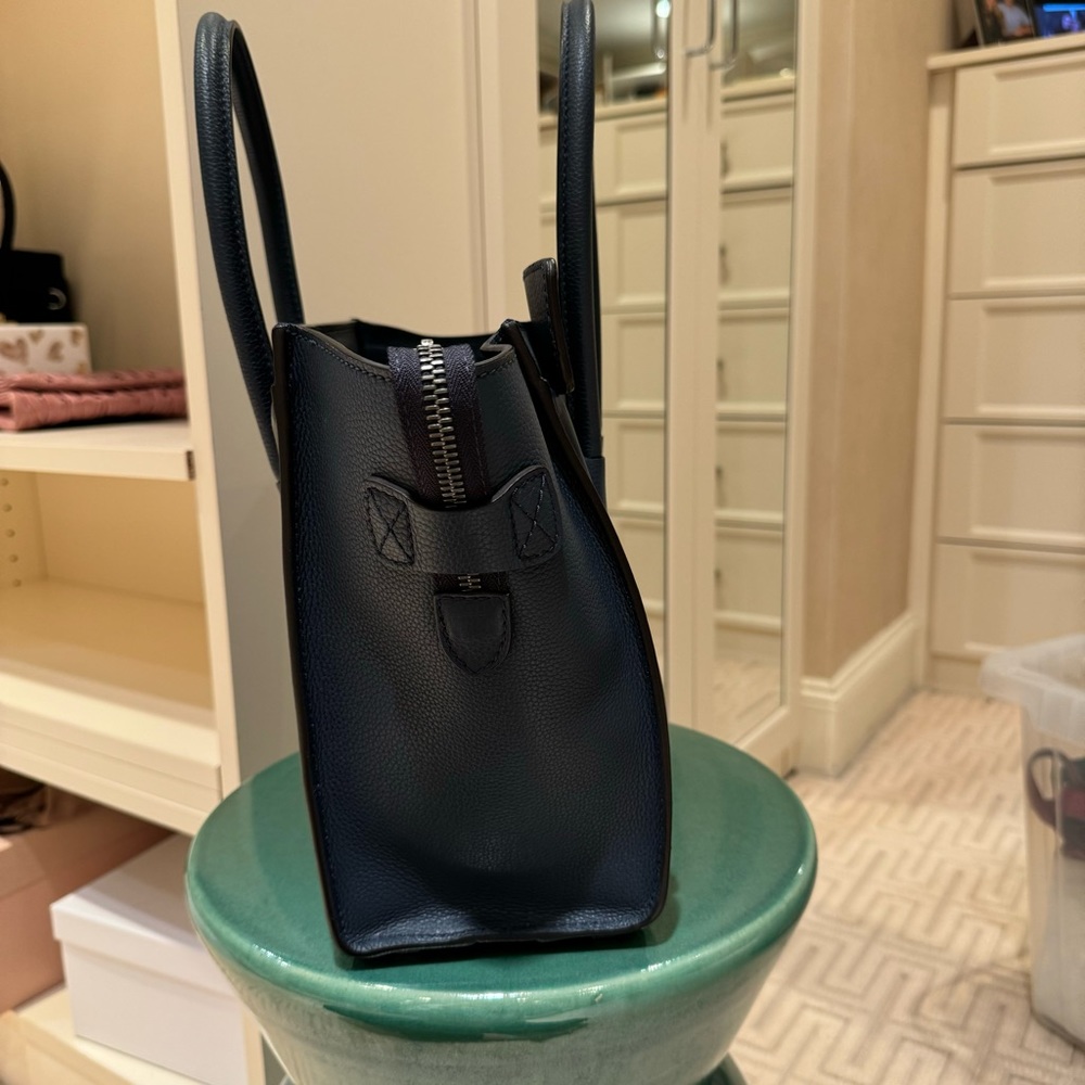 Celine - Micro Luggage Handbag in Baby Drummed Calfskin - Picture 15 of 16
